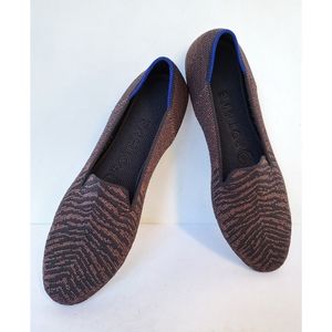 Rothy's | Twilight Metallic Stripe Retired Rare Print Flat Loafer Size 6.5 NWOT
